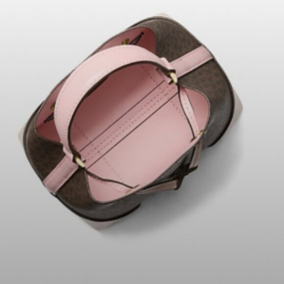 Michael Kors Brown & Pink Mini Crossbody Bag NWT ✨ - Picture 4 of 5